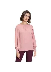 Satinbluse Betty Barclay "Betty Barclay Satin-Bluse langarm" Gr. 40, rosa (ash rose) Damen Blusen