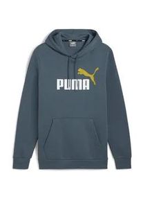 Hoodie Puma "Essentials+ Two-Tone Big Logo Herren" Gr. XS, gray skies Herren Sweatshirts