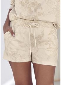 Lascana Relaxshorts mehrfarbig Gr. 32/34 für Damen. Mit Allover-Druck. Bequem. Nachhaltig.