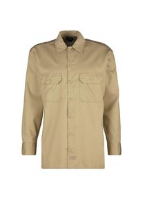 Dickies Work Shirt L/S Recycled Hemd Men (Gr S |braun)