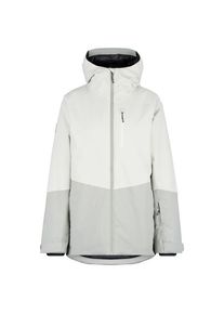 Skijacke Stoic MountainWool AsplidenSt. Long Ski Jacket Damen (Gr 3XL |grau/weiß |wasserdicht)