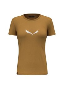 Salewa Solid Dri-Release S/S Tee T-Shirt Women (Größe 34 |braun)