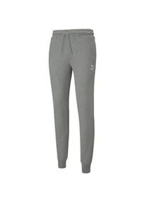 Sporthose Puma "Classics Jogginghose mit Bündchen Herren" Gr. XXL, Normalgrößen, grau (medium gray heather) Herren Hosen