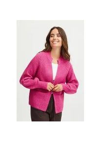 Strickjacke Fransa "Fransa FRBeverly" Gr. M, rot (very berry melange) Damen Strickjacken