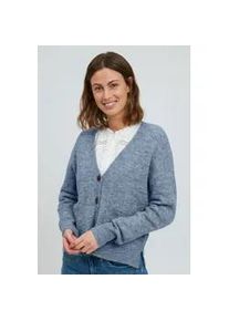 Strickjacke Fransa "Fransa FREmdebbi" Gr. M, blau (infinity melange) Damen Strickjacken