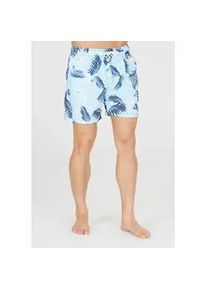 Badeshorts CRUZ "Farell" Gr. L, US-Größen, blau (hellblau, blau) Herren Badehosen mit stylischem Print