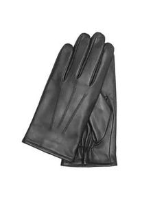 Lederhandschuhe Kessler "Liam" Gr. 8,5, schwarz Damen Handschuhe Touchfunktion, schlanke Passform, Zierbiesen