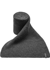 Strickschal Chillouts "George Scarf" grau (dark grey melange) Damen Modetücher Herren-Schal, wärmend, meliert