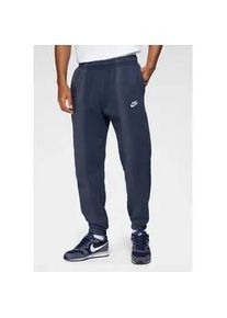 Sporthose Nike SPORTSWEAR "Club Fleece Men's Pants" Gr. M, N-Gr, blau (marine) Herren Hosen Jogginghose Sweathose