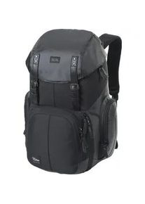 Laptoprucksack Nitro "Weekender" Gr. B/H/T: 30cm x 55cm x 23cm, schwarz (tough black) Herren Rucksäcke Reiserucksack mit Laptopfach, Schulrucksack, Wanderrucksack