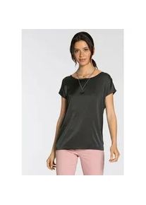 Shirtbluse Laura Scott Gr. 36, schwarz Damen Blusen aus Satin und Jersey