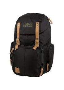 Laptoprucksack Nitro "Weekender" Gr. B/H/T: 30cm x 55cm x 23cm, schwarz (true black) Herren Rucksäcke Reiserucksack mit Laptopfach, Schulrucksack, Wanderrucksack