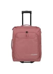 Weichgepäck-Trolley Travelite "KICK OFF S, 55 cm" Gr. B/H/T: 40cm x 55cm x 20cm 44 l, rosa (rosé) Koffer Handgepäck-Koffer Reisegepäck Reisekoffer Trolley Freizeittasche