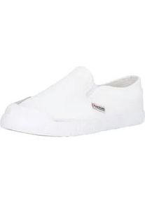 Sneaker Kawasaki "Slip On" Gr. 36, weiß Herren Schuhe met elastische inzetstukken