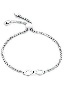 Armband Collezione Alessandro "Infinity" Gr. Metall, silberfarben (silbern) Damen Armbänder