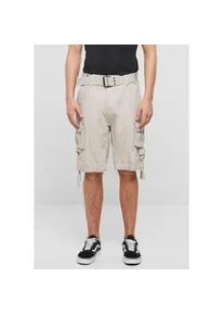 Cargoshorts BRANDIT "Brandit Herren Savage Vintage Cargo Shorts" Gr. L, US-Größen, weiß Herren Hosen