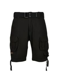 Cargoshorts BRANDIT "Brandit Herren Savage Vintage Cargo Shorts" Gr. 7XL, US-Größen, schwarz Herren Hosen