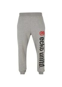 Stoffhose ECKO UNLTD. "Ecko Unltd. Herren 2Face Sweatpants" Gr. XL, US-Größen, grau Herren Hosen