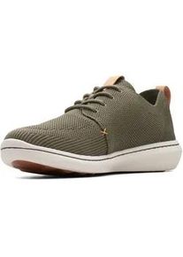 Schnürschuh Clarks "Step Urban Mix" Gr. 40, grün (khaki) Herren Schuhe Herausnehmbares Fußbett, Freizeitschuh, Halbschuh, Schnürschuh