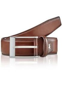 Ledergürtel Lerros "Lerros Citybelt *Shade*" Gr. 85, braun (cognac) Damen Gürtel