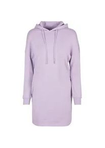 Shirtkleid Urban Classics "Urban Classics Damen Ladies Organic Oversized Terry Hoody Dress" Gr. S, US-Größen, lila Damen Kleider