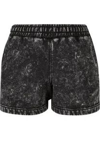 Sweatshorts Urban Classics "Urban Classics Damen Ladies Towel Washed Sweat Shorts" Gr. XXL, US-Größen, schwarz Damen Hosen