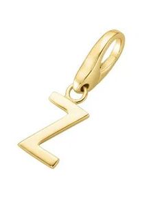 Charm Buchstabe Giorgio Martello MILANO "Buchstabe Z, Silber 925" Charms goldfarben (gold) Damen