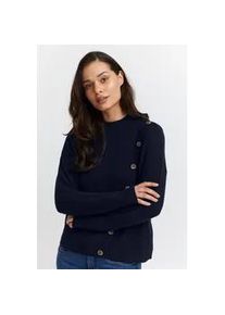 Strickjacke Fransa "Fransa FRBitte" Gr. L, blau (navy blazer) Damen Strickjacken