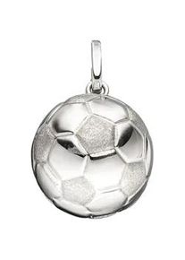 Ketten-Anhänger Jobo "Anhänger Fußball" Schmuckanhänger Gr. Silber 925 (Sterlingsilber), silberfarben (silber 925) Damen 925 Silber