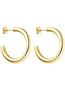 Paar Creolen PURELEI "Schmuck Geschenk Kumu O Ohrringe, 2024-Earring-KumuOCreole" Ohrringe Gr. Edelstahl, goldfarben (gelbgoldfarben) Damen