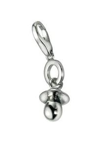 Charm-Einhänger Giorgio Martello MILANO "Schnuller, Silber 925" Charms silberfarben (silber) Damen