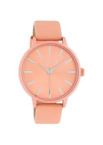 Quarzuhr Oozoo "C10617" Armbanduhren rot (apricot) Damen Armbanduhr, Damenuhr