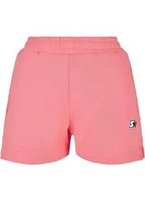 Sweatshorts STARTER Black Label "Starter Black Label Damen Ladies Starter Essential Sweat Shorts" Gr. XS, US-Größen, bunt (pinkgrapefruit), Damen, 65% Baumwolle, 35% Polyester, unifarben, Hosen