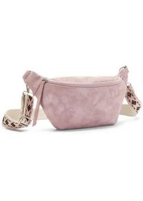 Bauchtasche Vivance Gr. B/H/T: 26cm x 12cm x 7cm, rosa (rosé) Damen Taschen CrossBody, Gürteltasche, Brusttasche, Hüfttasche VEGAN