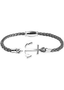 Edelstahlarmband ADELIA ́S "Damen Armband Anker aus Edelstahl 18 cm" Armbänder Gr. 18, Edelstahl, silberfarben (silber) Damen