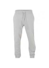 Jogginghose Urban Classics "Urban Classics Herren Button Down Sweatpants" Gr. 4XL, US-Größen, grau (lightasphalt) Herren Hosen