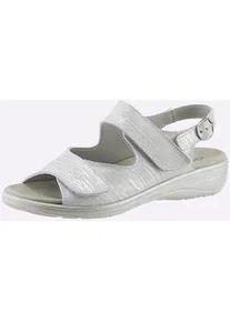 Sandalette Classic Basics Gr. 42, silberfarben (silber) Damen Schuhe