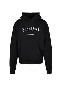 Kapuzensweatshirt Merchcode "Merchcode Herren Frankfurt X Ultra Heavy Hoody" Gr. 5XL, schwarz Herren Sweatshirts