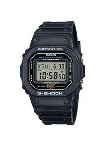 Chronograph Casio G-SHOCK Armbanduhren schwarz (schwarz-schwarz, grau) Herren Quarzuhr, Armbanduhr, Herrenuhr, digital,retro,bis 20 bar wasserdicht