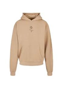 Kapuzensweatshirt Merchcode "Merchcode Herren Rose Ultra Heavy Hoody" Gr. XS, beige (unionbeige) Herren Sweatshirts