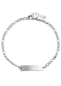 Edelstahlarmband ADELIA ́S "Herren Armband aus Edelstahl 18 cm" Armbänder Gr. 18, Edelstahl, silberfarben (silber) Herren