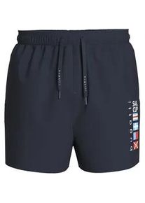 Badehose Bugatti Gr. M, N-Gr, blau (imperial navy) Herren Badehosen mit Markenprägung an den Kordeln