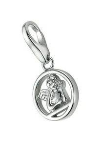 Charm Engel Giorgio Martello MILANO "rund mit Engel, Silber 925" Charms silberfarben (silber) Damen