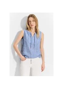 Blusentop Cecil Gr. L (42), blau (linen chambray blau) Damen Blusen Chambray