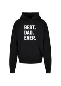 Kapuzensweatshirt Merchcode "Merchcode Herren Fathers Day - Best Dad Ever Ultra Heavy Hoody" Gr. 5XL, schwarz Herren Sweatshirts