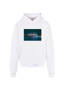 Kapuzensweatshirt Merchcode "Merchcode Herren Grand - Mission Completed Ultra Heavy Hoody" Gr. XS, weiß Herren Sweatshirts