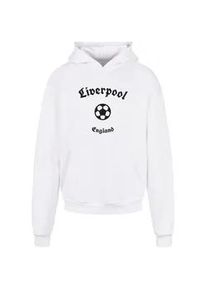 Kapuzensweatshirt Merchcode "Merchcode Herren Liverpool Ultra Heavy Hoody" Gr. XL, weiß Herren Sweatshirts