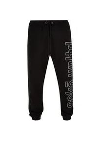 Jogginghose ECKO UNLTD. "Ecko Unltd. Herren Ecko React Sweatpant" Gr. 4XL, US-Größen, schwarz Herren Hosen