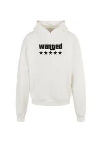 Kapuzensweatshirt Merchcode "Merchcode Herren Wanted Ultra Heavy Hoody" Gr. 4XL, weiß (ready for dye) Herren Sweatshirts