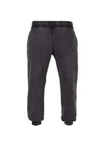 Jogginghose Urban Classics "Urban Classics Herren Heavy Stone Washed Sweatpants" Gr. 3XL, US-Größen, schwarz Herren Hosen